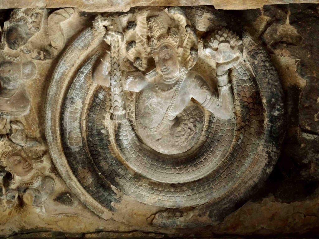 rooftop carving,aihole,karnataka,India