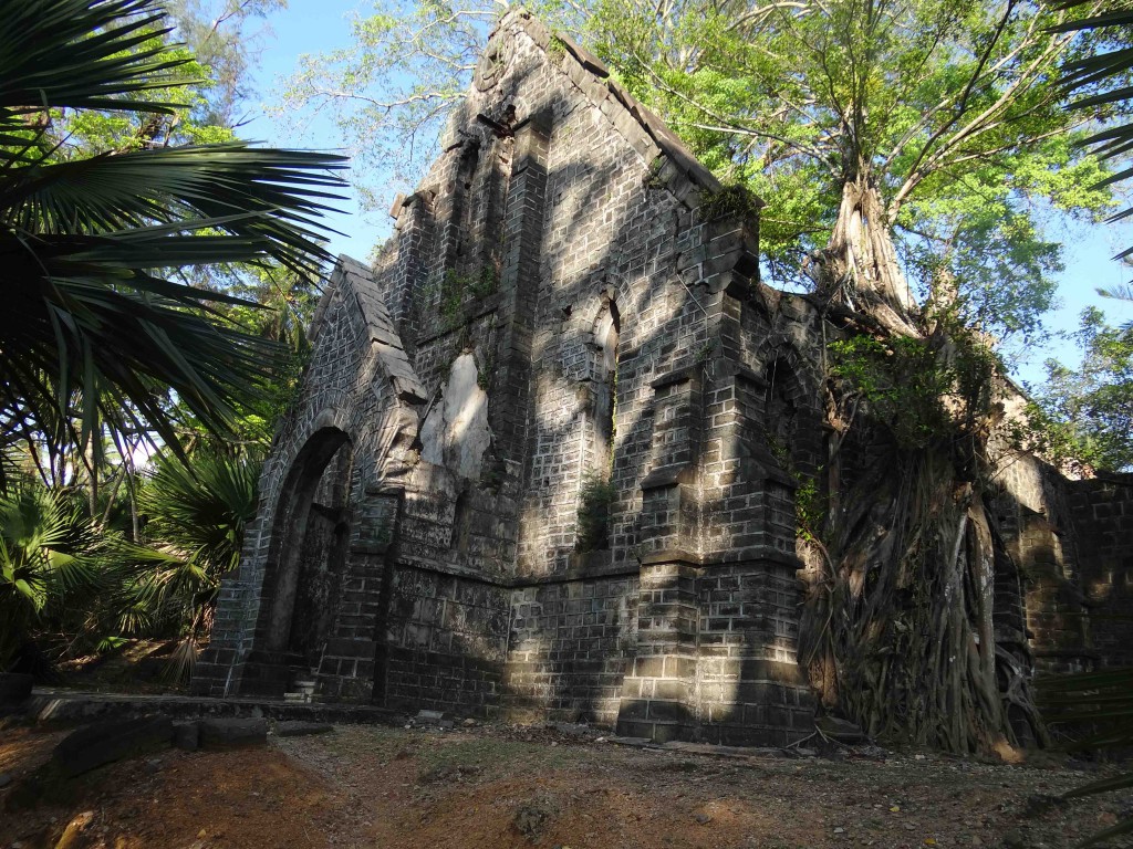 Andaman Island,India,Asia,beaches,Ross Island,church