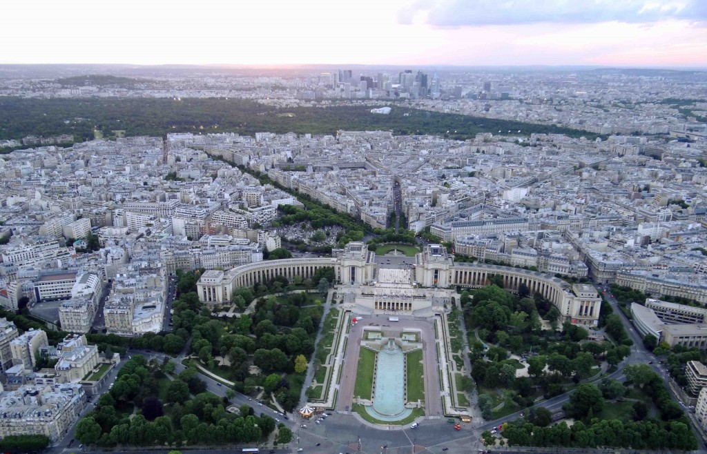 Eiffel tower, view,top floor,paris,france