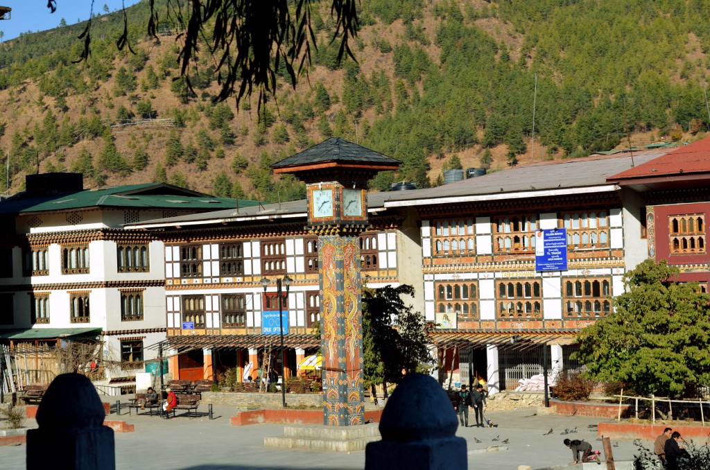 Clock tower square,Bhutan,Asia