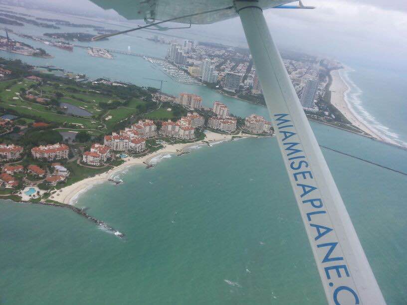 View from sea plane